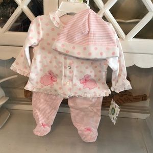 Cute Cardigan set with hat